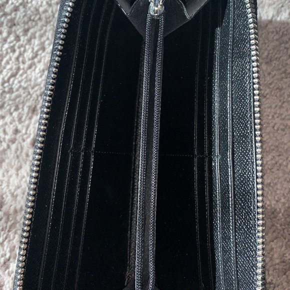 Coach Black Full Zip Wallet - Picture 3 of 3